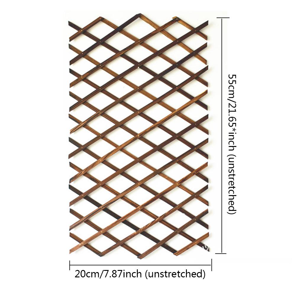 Extendable Instant Fence Outdoor Wooden Fence for Garden Balcony Vine Frame Wedding Props Garden Decoration