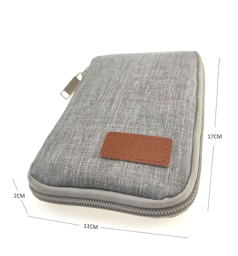 Travel Kit Small Bag Mobile Phone Case Digital Gadget Device USB Cable Data Cable Organizer Travel Inserted Bag Storage Bag