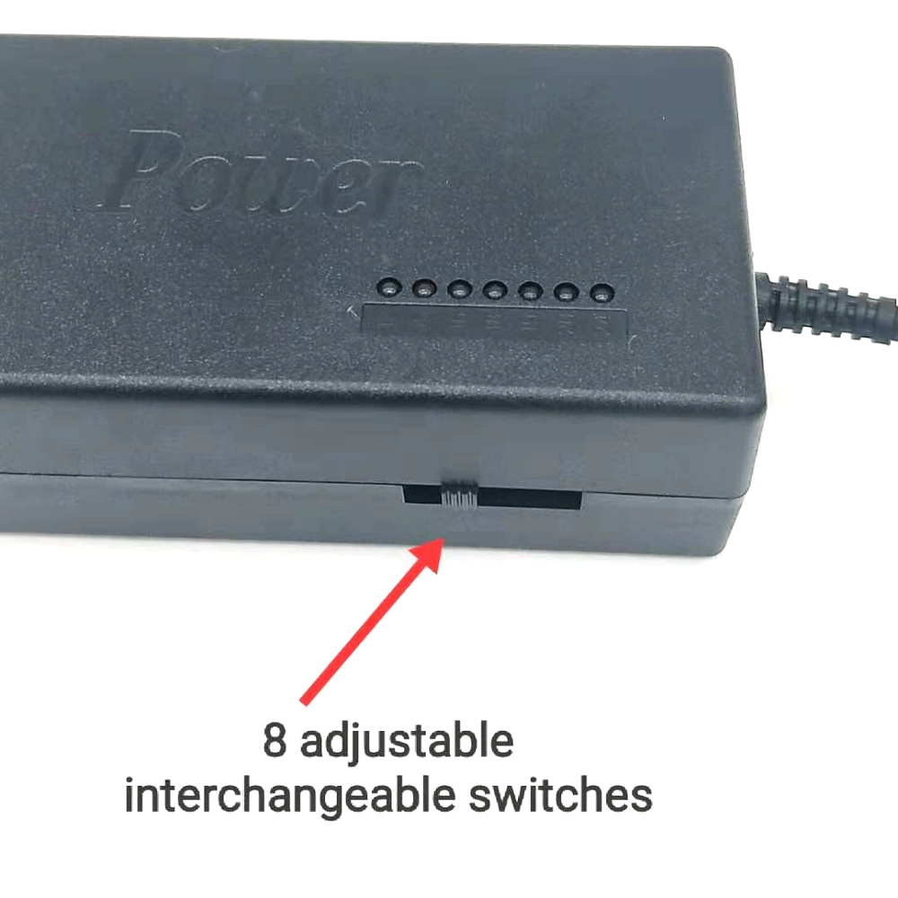 DC 12V/15V/16V/18V/19V/20V/24V 4-5A 96W Laptop AC Universal Power Adapter Charger for ASUS DELL Lenovo Sony Toshiba Laptop