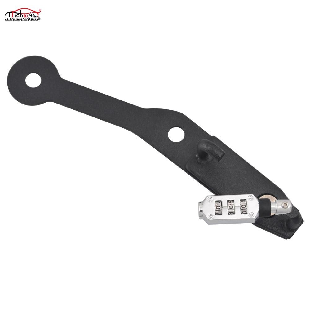 Kask motocyklowy blokada hasło góra hak czarna strona zabezpieczenie przed kradzieżą aluminium dla Yamaha MT-07 FZ-07 FJ-07 2014 2015 2016