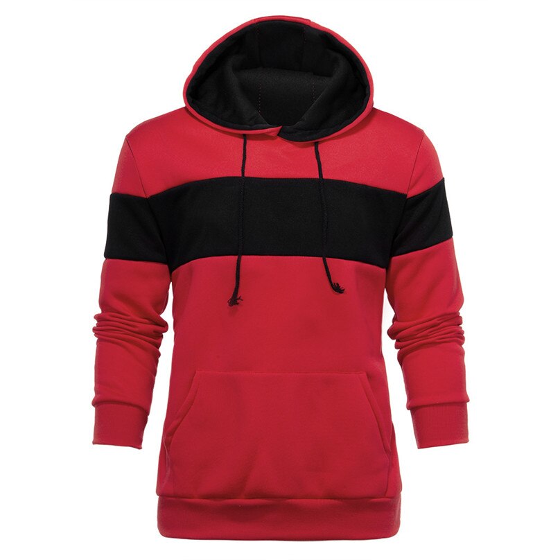 Otoño sudaderas con capucha para Hombre Sudaderas de invierno de manga larga sudadera Casual con capucha Top blusa chándales sudaderas con capucha para hombre y 3s11: XL / Rojo