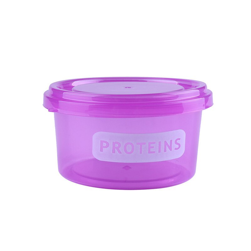 7PCS Portion Control Food Box Prep Storage Container Fitness Meal Eating Plan Container Portable Storage Containers