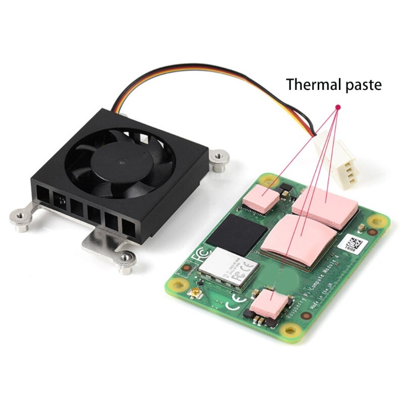 for Raspberry Pi Compute Module 4 (CM4) Dedicated Low Noise 3007 Cooling Fan