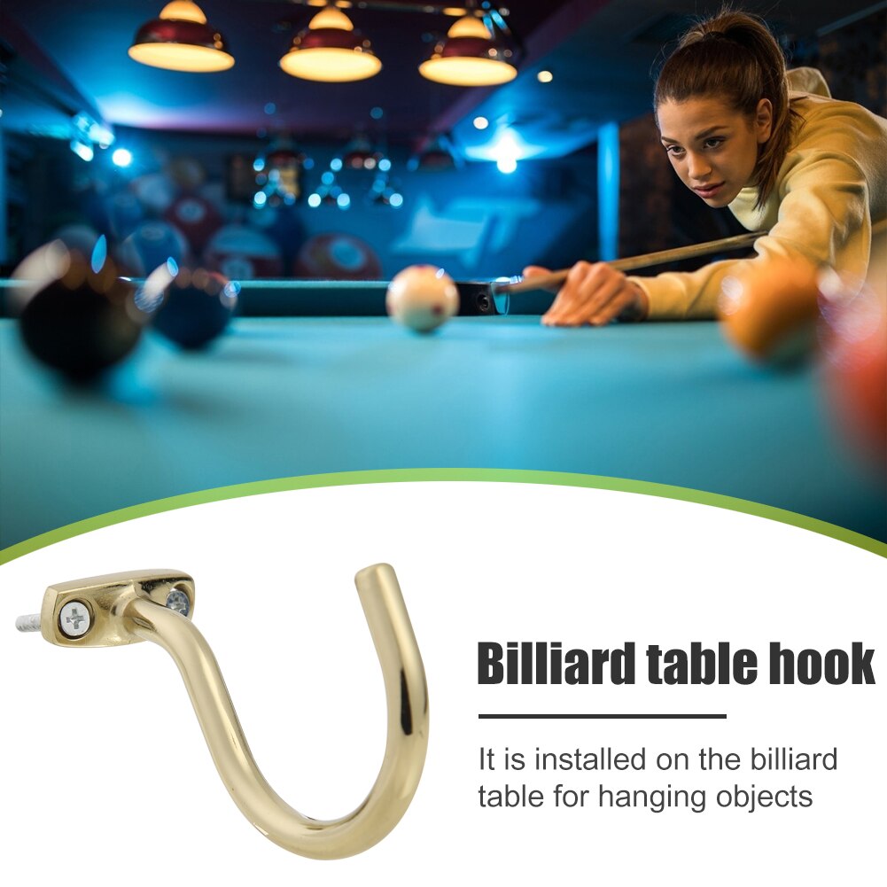 Iron Billiards Pool Table Tripod Hook Training Pool Ball Supplies Cue Racks Holder Home for Snooker Accessories