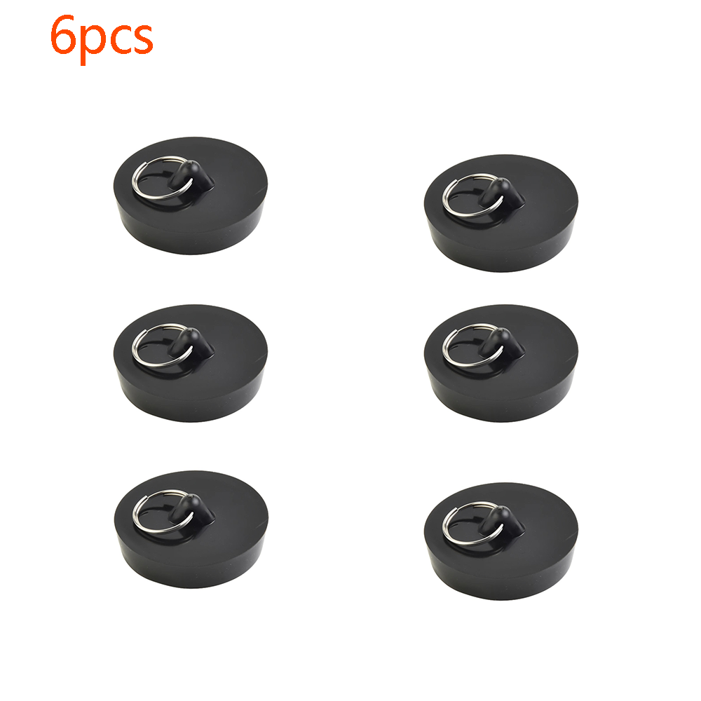 Rubber Bathtub Drain Plug Mop Sink Drain Plug Kitchen Sink Seal Plug Balcony Laundry Sink Plug Proof Plug Bathroom Supplies: Burgundy