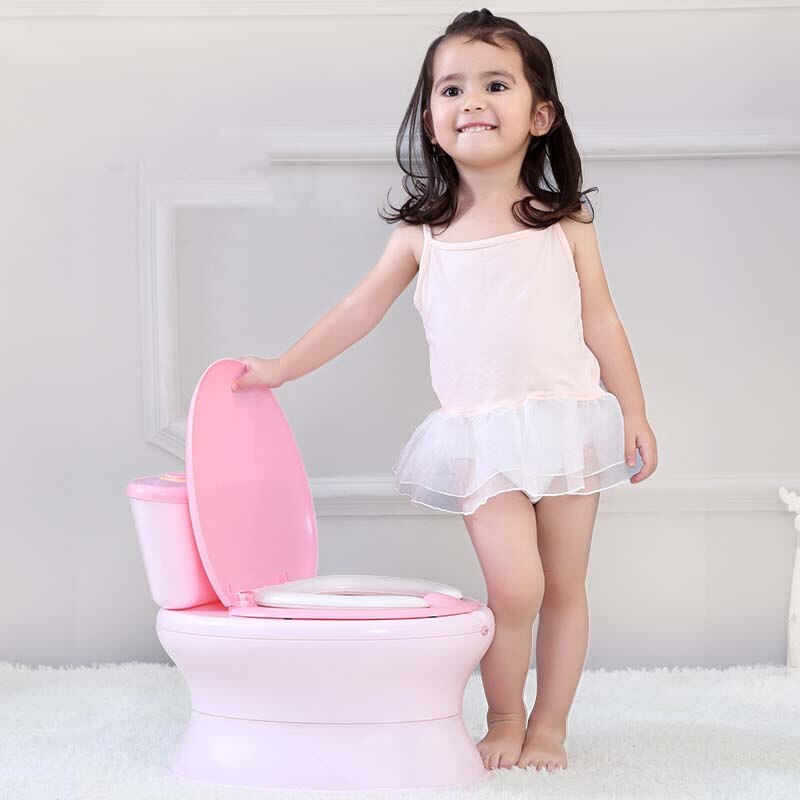 Baby Potje Wc Kom Leuke Cartoon Training Pan Toiletbril Kinderen Ondersteek Draagbare Urinoir Comfortabele Rugleuning Pot