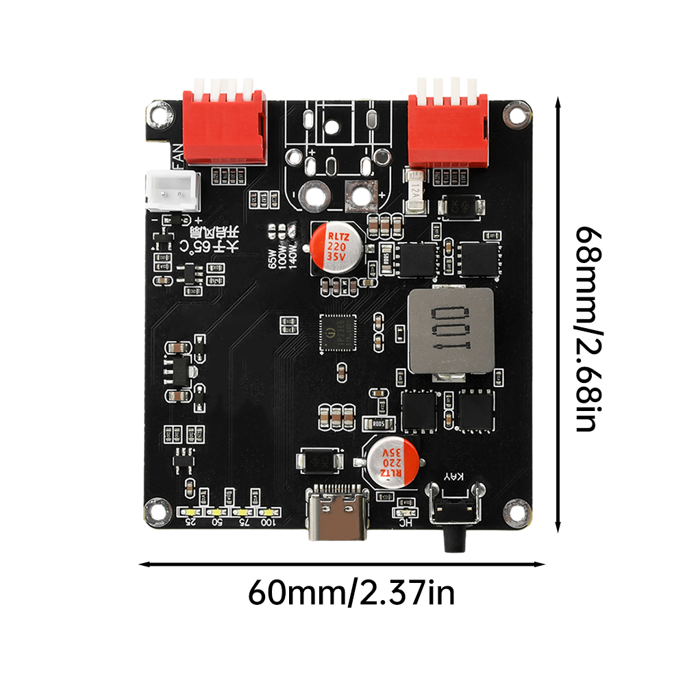140W Bidirectionele Snelle Lader Module 2S 3S 4S 5S 6S Lithium batterij Opladen Board IP2366 Li-Ion Lifepo4 BMS Lader Module