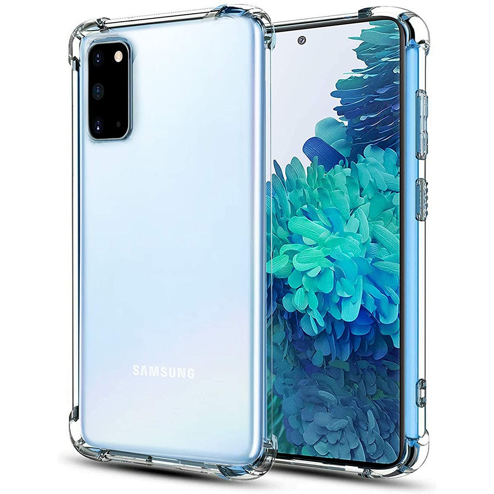 Custodia trasparente di lusso per Samsung Galaxy S20 Fe S10 S9 S8 Plus custodia rigida ibrida per PC trasparente per Samsung Note 10 Lite 9 8 S7