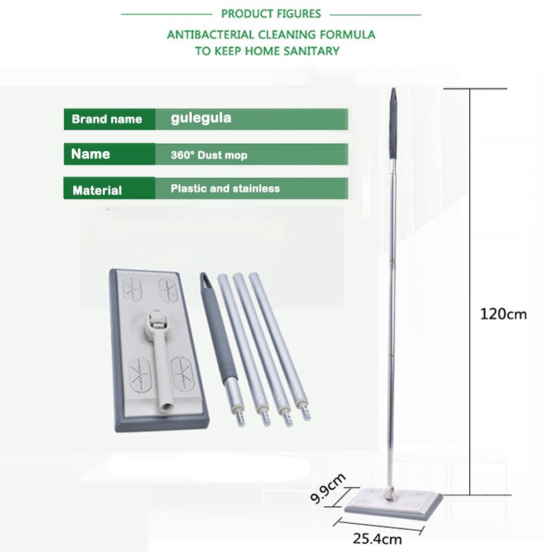 360 Detachable Magic Cleaning Flat Mops dust/floor/lazy/spin Mop Kitchen/home/hair cleaning Mop Sweeper Broom Clean Tools