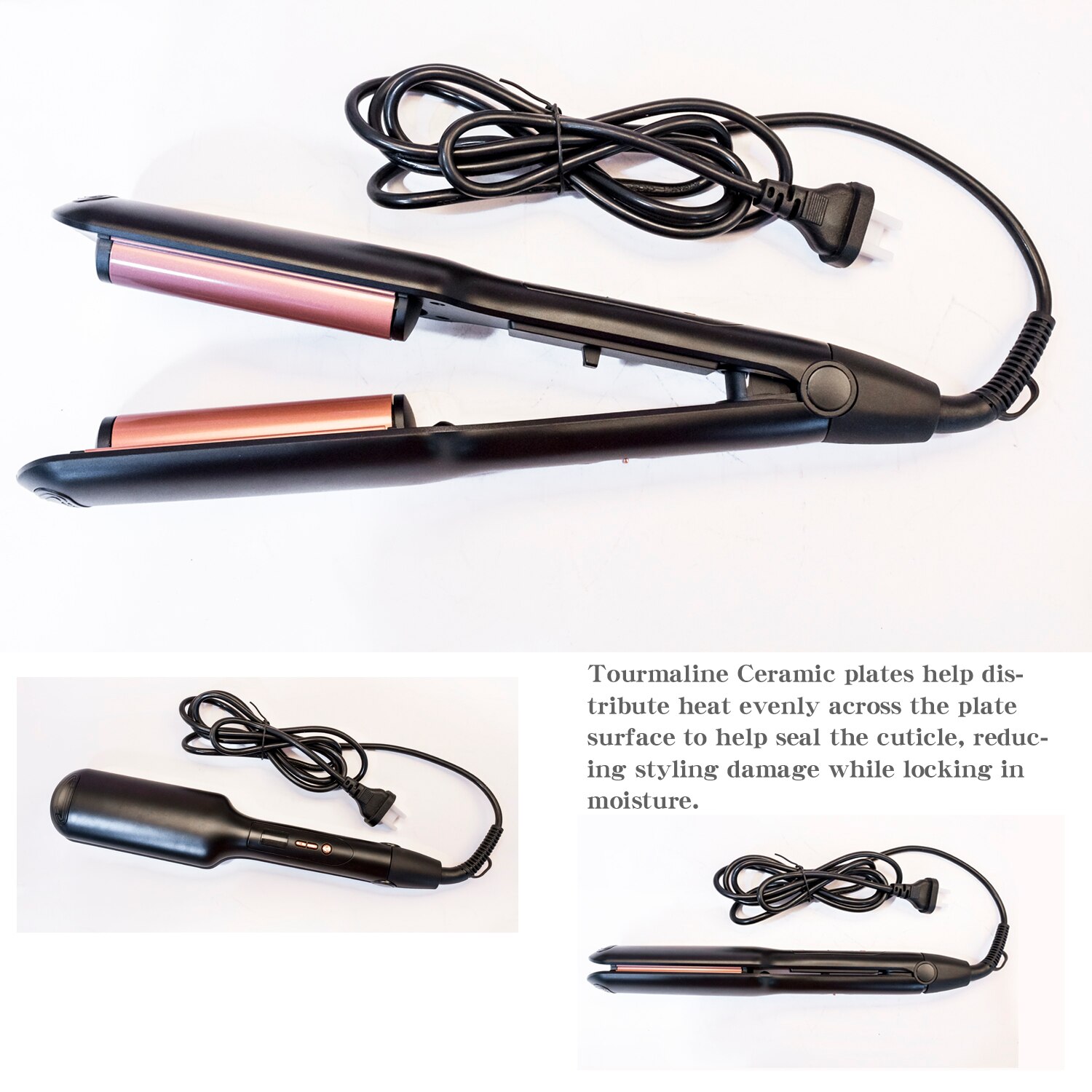 Plancha para rizar el pelo, rizador de pelo de hierro plano, varita de onda esponjosa, Triple barril, rizador de huevo, utensilio de peluquería