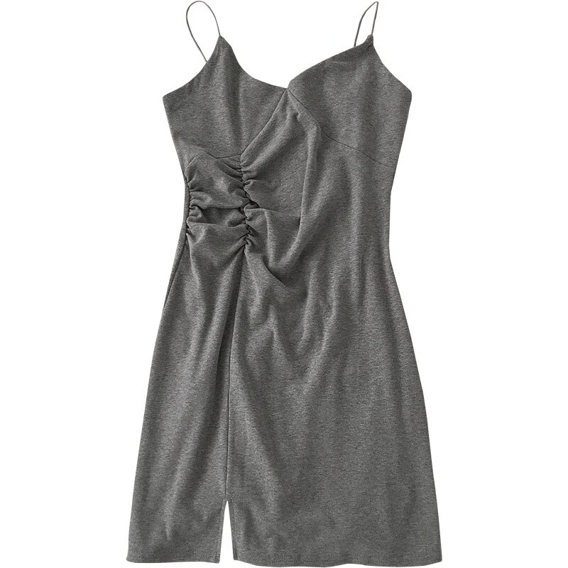 Nachthemden Vrouwen Mouwloze Sleepshirts Solid V-hals Vrouwelijke Sexy Slaap Jurk Nachtkleding Spaghetti Band Simple Casual Home Lounge