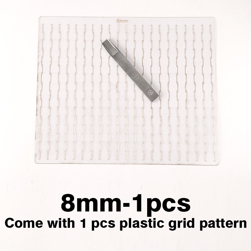 WUTA Original Weaving Slot Hole Punch Tools Woven Style Leather Chisel Tools BV Belt DIY Woven Pattern Cutter for Hand Work