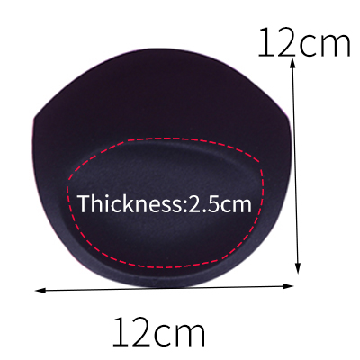 1 paar Schwamm Einsätze In Bh Gepolsterte für Badeanzug Brust Push-Up Füllen Büstenhalter Brust Patch Pads Frauen Dessous Zubehör: Rot