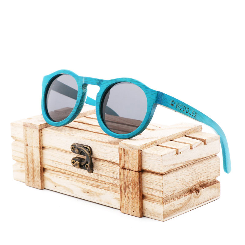 Gafas de sol clásicas Retro para hombre, lentes de madera de bambú Real, hechas a mano, polarizadas, UV , 400