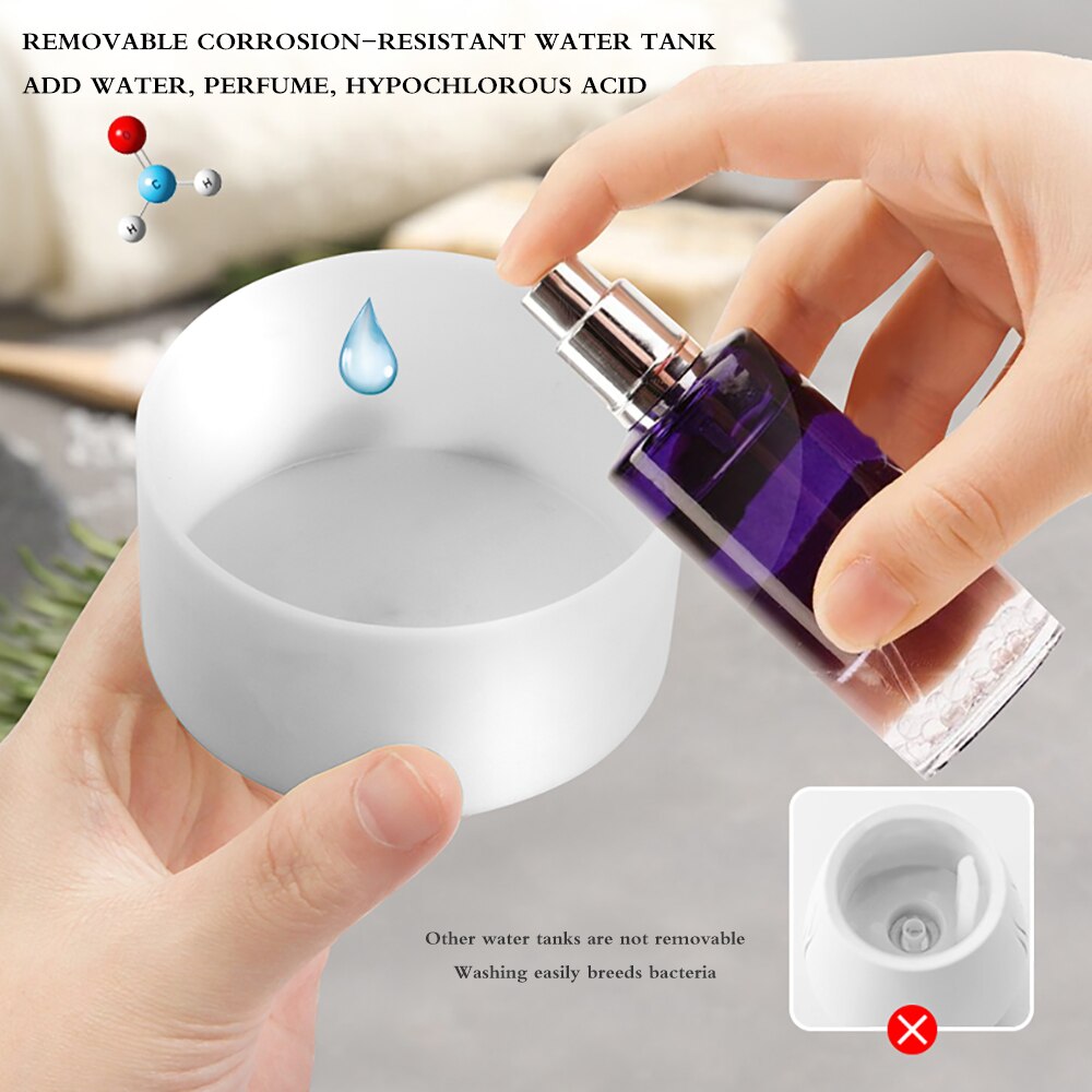 Air Humidifier With UV Disinfection Light Beads Mute Intelligently Movable Cool-Mist Maker Home Car Essential Oil Disinfectant
