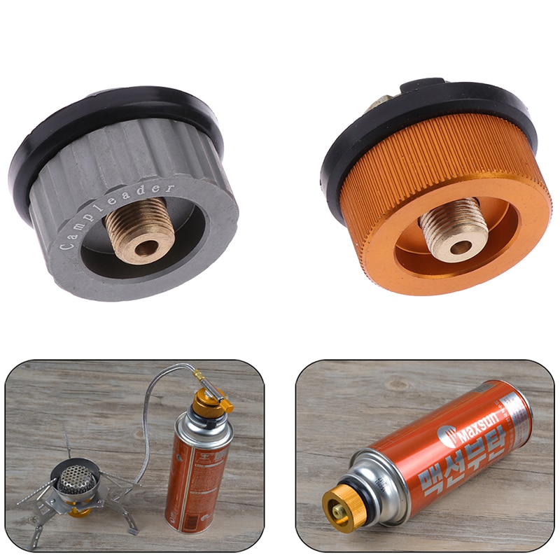 Outdoor Camping Wandelen Brander Adapter Split Type Oven Converter Connector Auto-Off Gas Cartridge Tank Cilinder Adapter