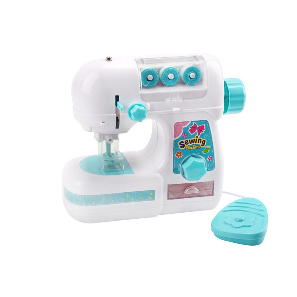 Máquina de coser para niños, máquina de coser eléctrica portátil de escritorio para hacer máscara, Mini máquina de coser: B