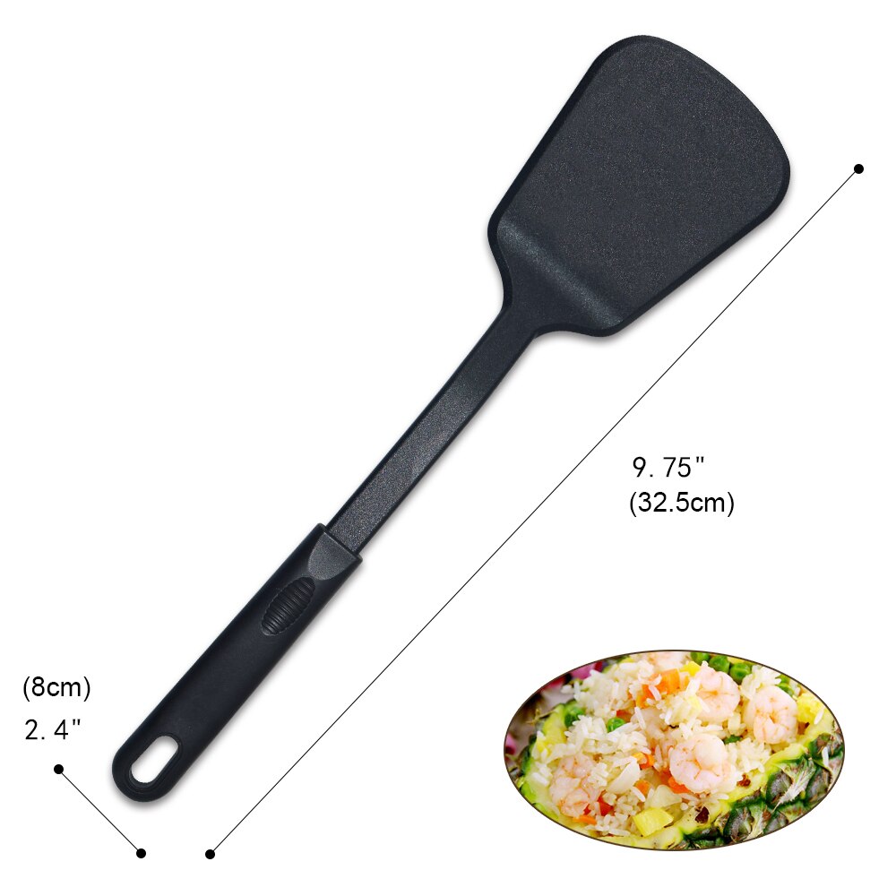 Utensi – cuillère à soupe fendue en Nylon résistant à la chaleur, louche à passoire, batteur à œufs, outils de cuisine, broyeur de pommes de terre à la tomate: 09