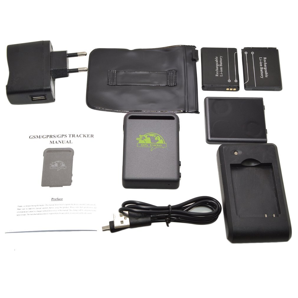 Mini Car Vehicle Tracker GPS Real time GPS/SMS/GPRS Tracking Device TK102-2 Realtime Tracking Person Track Device