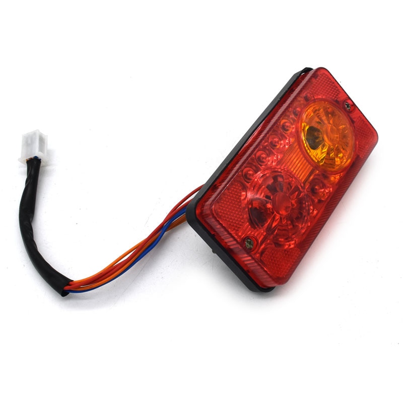 12V/48-60V Electric tricycle rear tail lamp 3W trailer traffic reversing Warning Lights vehicle turn signal brake Taillight