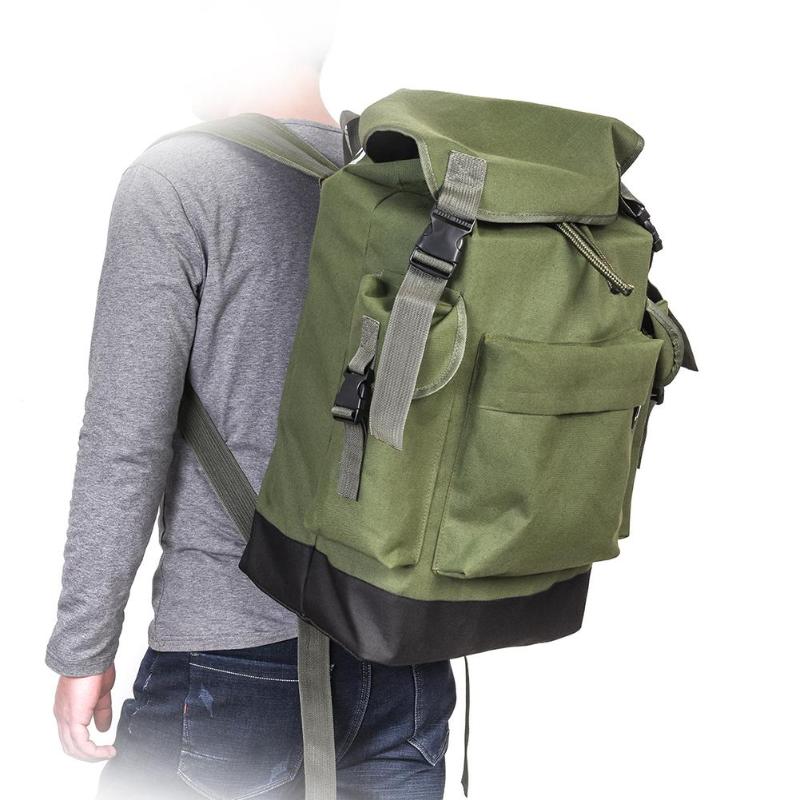 LEO all'aperto 70L zaino ad alta capacità borsa trekking sport viaggi tela zaino zaini campeggio escursionismo borse da pesca verde