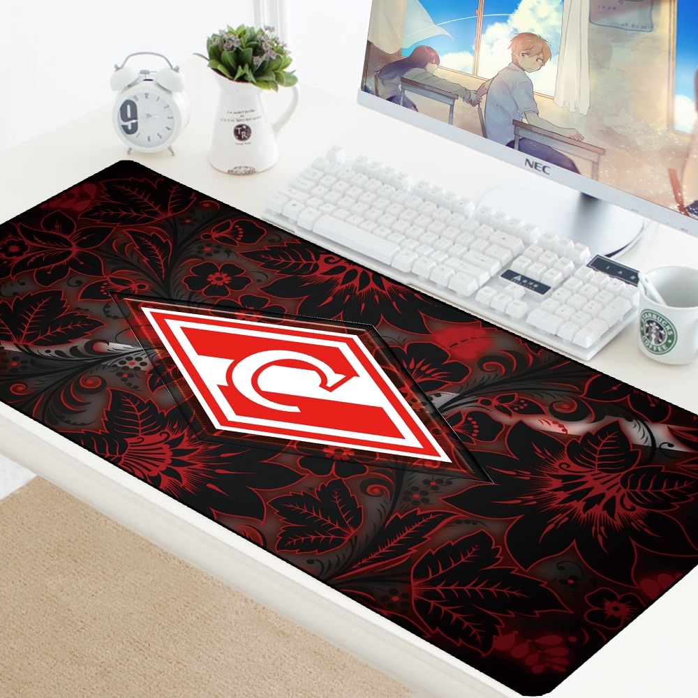 Spartak Mouse Pad Large XL Gaming Lockedge Mouse Mat For Laptop Computer Keyboard Mousepad For Dota 2 CS GO Big PC Desk Padmouse