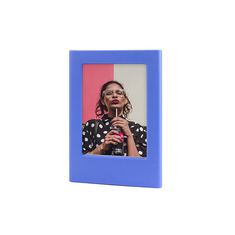 Fujifilm Instax Mini Film 3 Cal ramka na zdjęcia kolorowe dwustronnie magnetyczne lodówka ramka na zdjęcia magnesy ramka na zdjęcia: Dark blue