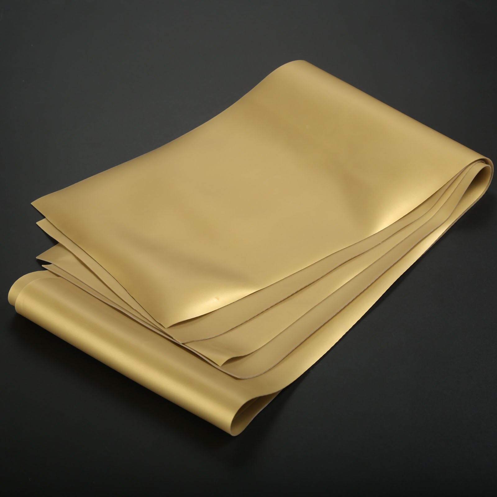 Fitness-dehnübungen, pilates, Yoga, widerstandsbänder, flaches elastisches gummiband, zuggürtel 0.65/0.7/0.75/0.8mm 100*15cm stärken: Gold 0.7mm