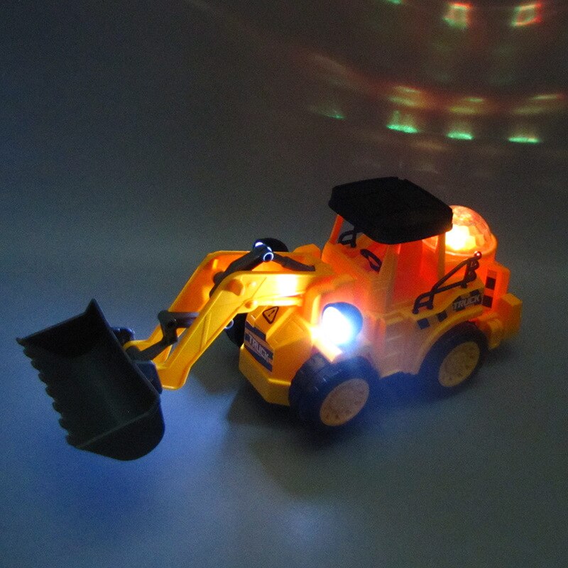Simulation engineering køretøj, børns elektriske universelle elektriske musik belysning universal gravemaskine demo engineering køretøj