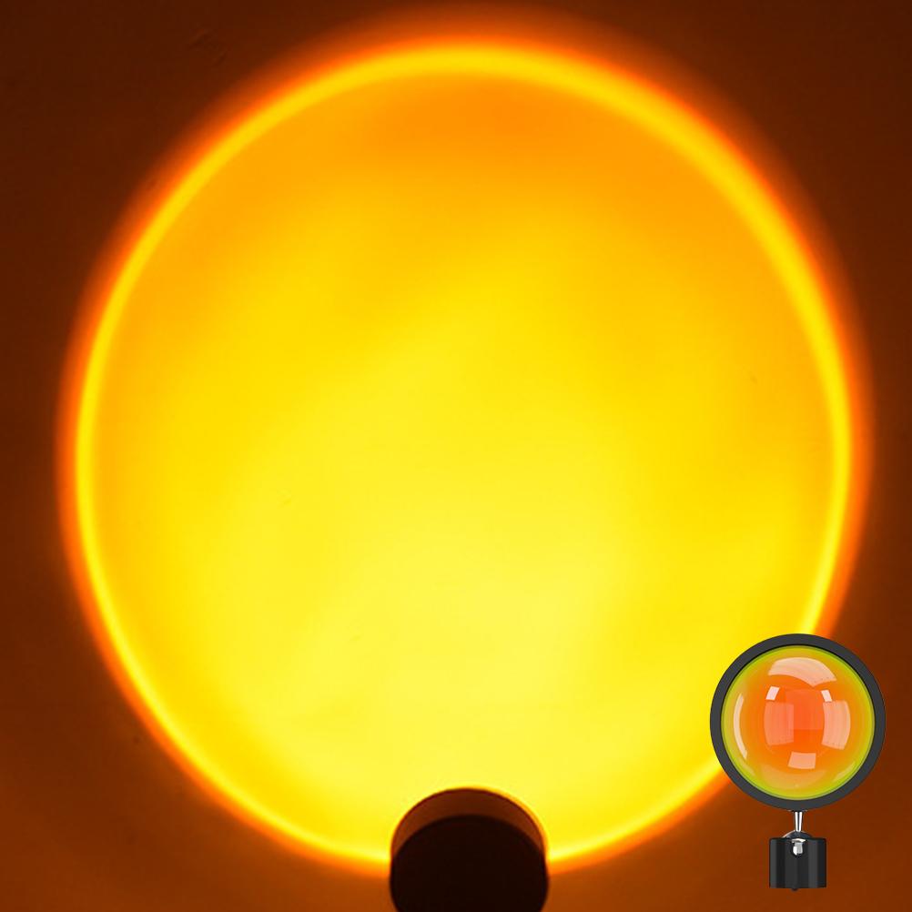 Led Dusk Lamp Projector Zonsondergang Lamp Verstelbare 360 Graden Romantische Visuele Sfeerverlichting Lamp Voor Woonkamer Slaapkamer