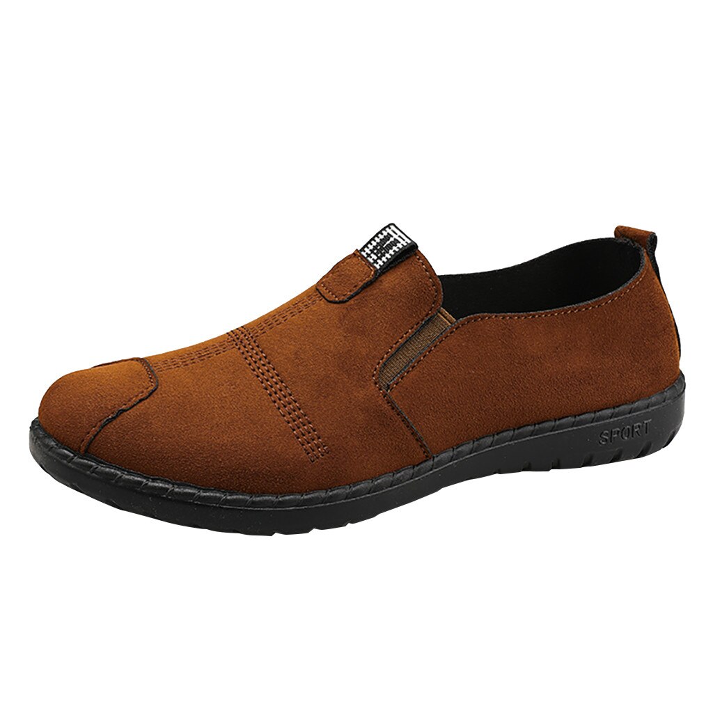Women's Breathable Running Shoes - Slip-on Mesh Upper, Rubber Outsole, Cushioning: Brown / 7