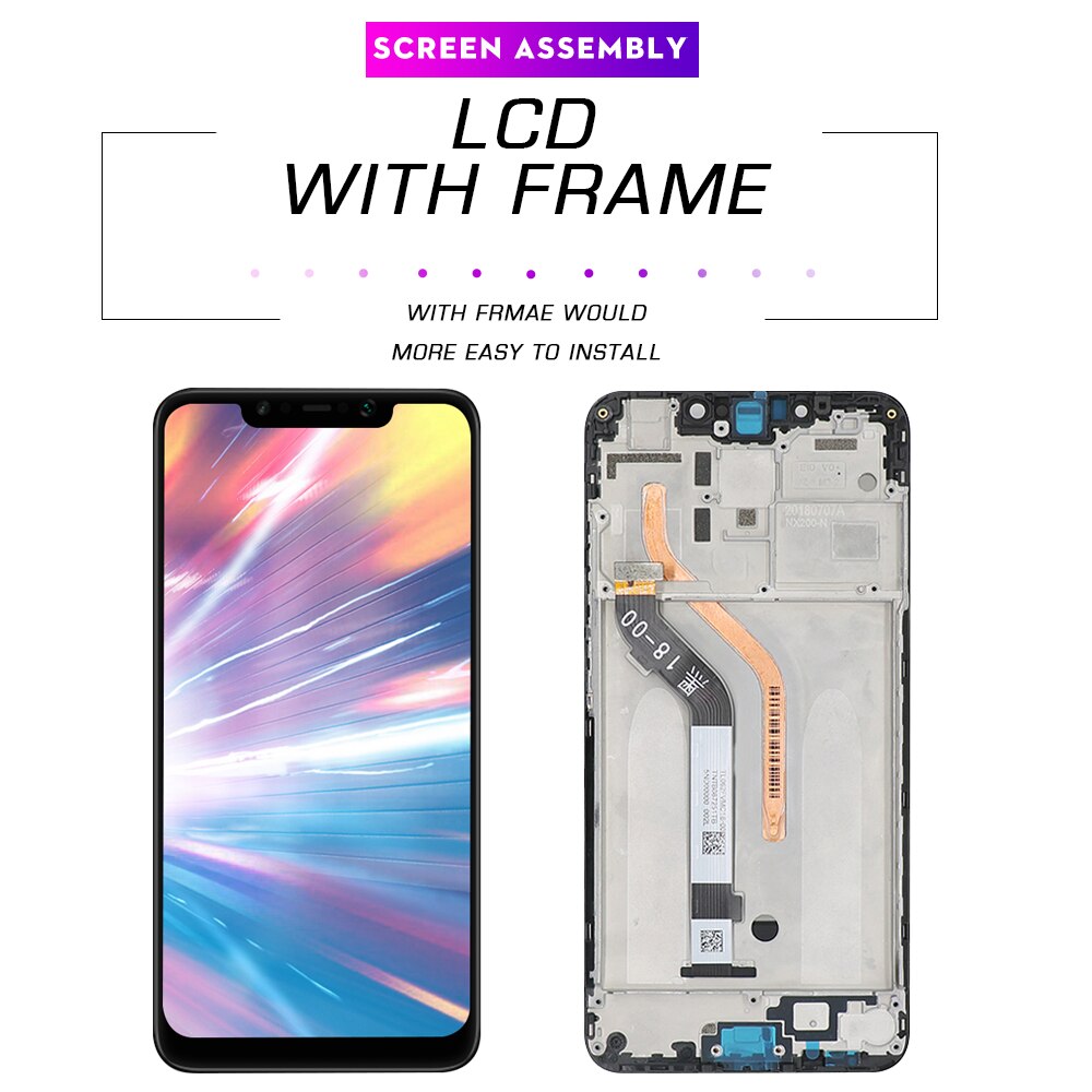 AUMOOK – écran tactile LCD avec châssis, 6.18 pouces, AAA, pièce d&#39;origine pour Xiaomi Pocophone F1