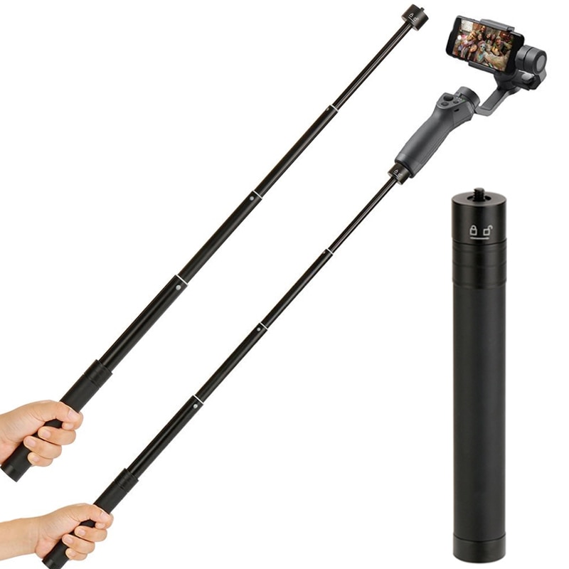 Handheld drie-assige stabilisator kan willekeurig worden telescopische verlengstuk verlengstuk selfie stick handheld stabilizer houder