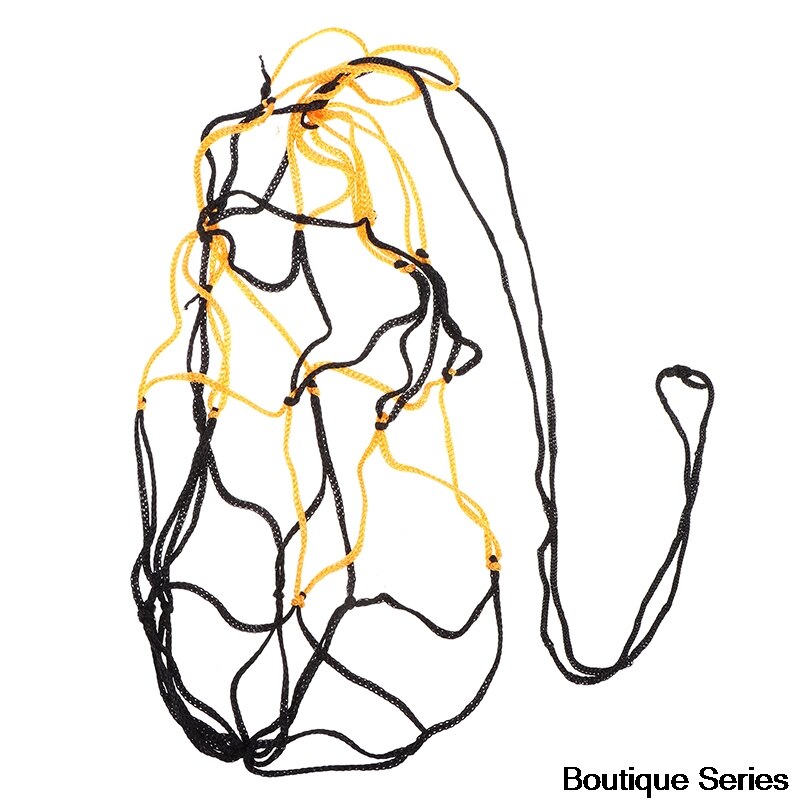 Rede de malha preta e amarela para voleibol, basquete, futebol, futebol americano
