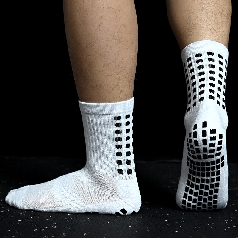Sport Anti Slip Voetbal Sokken Katoen Voetbal Mannen Grip Sokken Calcetines
