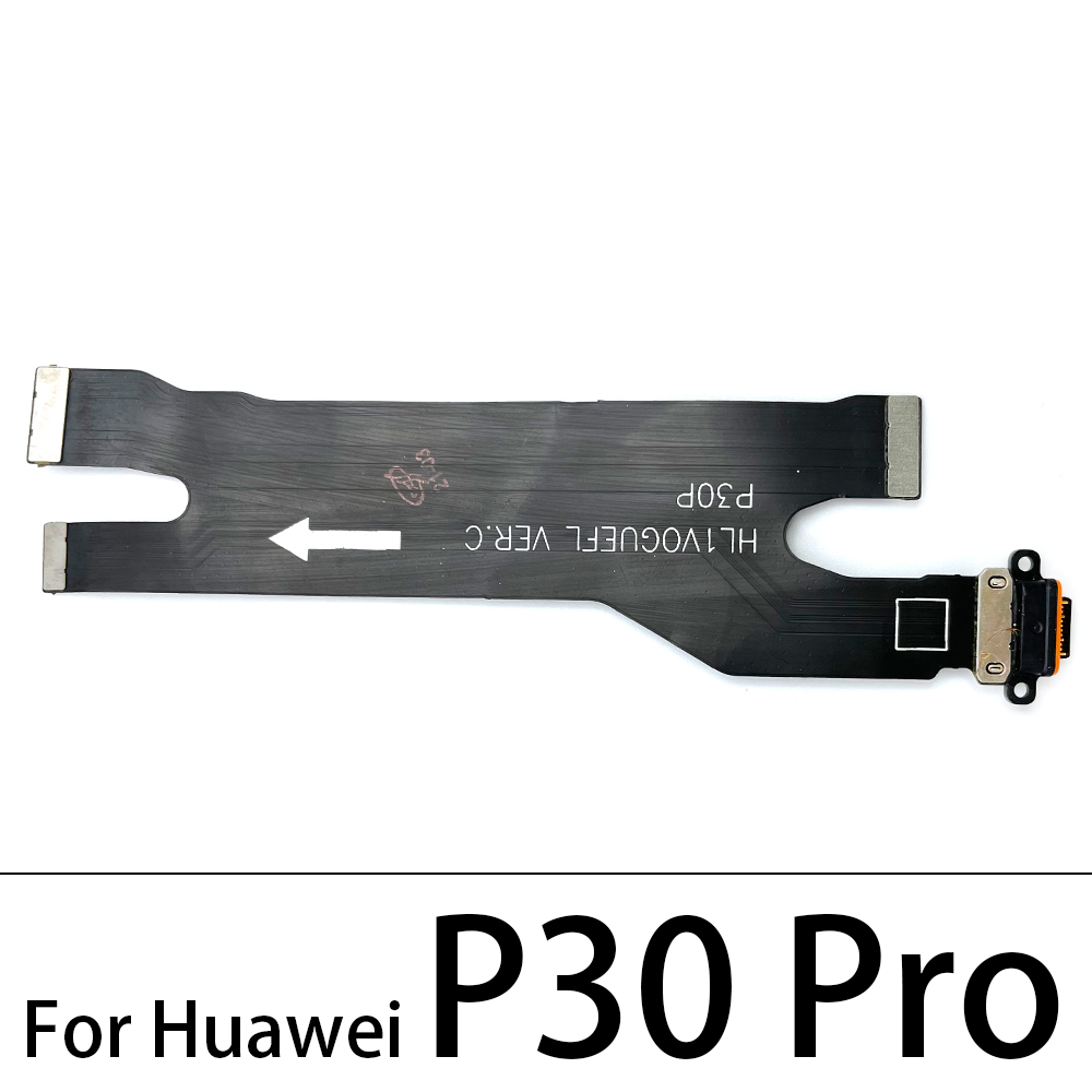 USB-Ladung für Huawei P30 P40 Lite E 5G Profi Ladeanschluss Jack Dock Verbinder Ladeplatine Flexkabel: Gold
