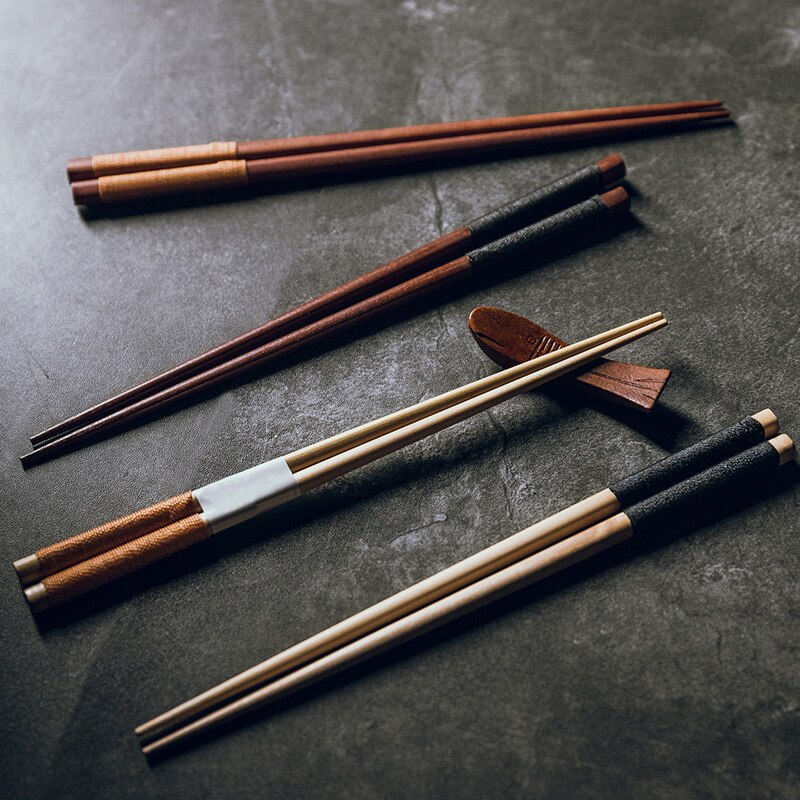 Koreańskie pałeczki pałeczki robić Sushi palillos chinos bagietka chinoise ręcznie robione japońskie drewniane patyczki zastawa stołowa