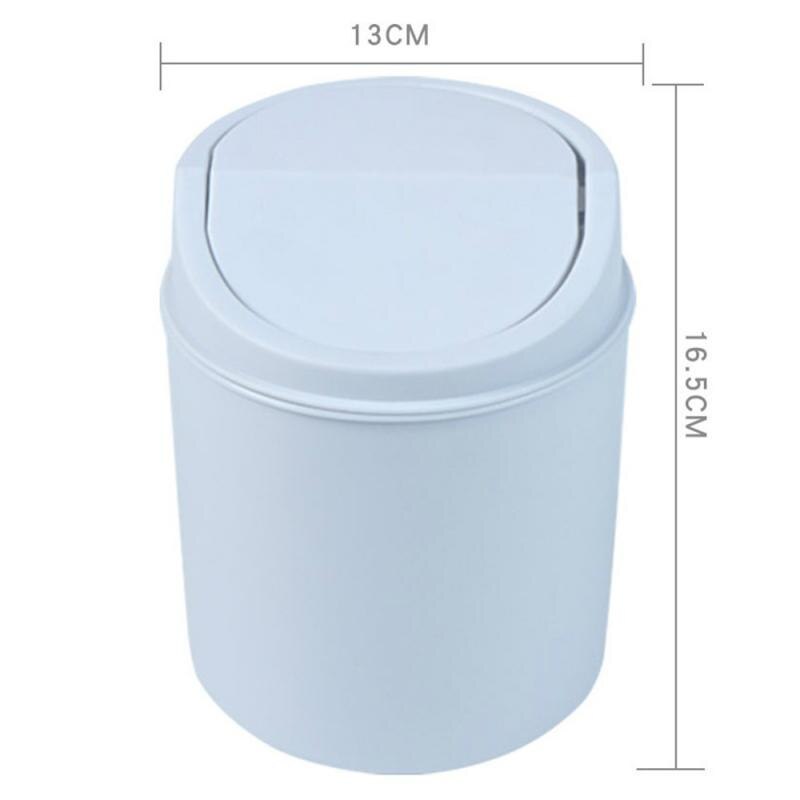 Prullenmand Slaapkamer Opbergdoos Plastic Prullenbak Thuis Desktop Tafel Afvalbak Badkamer Vuilnis Mand Voor Keuken Mini