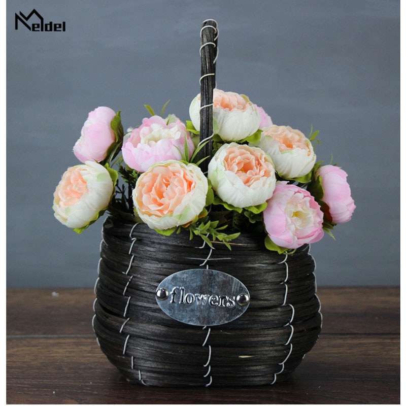 6 Heads Grote Zijde Peonie Bloemen Boeket Kunstbloemen Pioen Bruidsboeket Bruiloft Decor Voor Home Garden Hotel Faux Flores