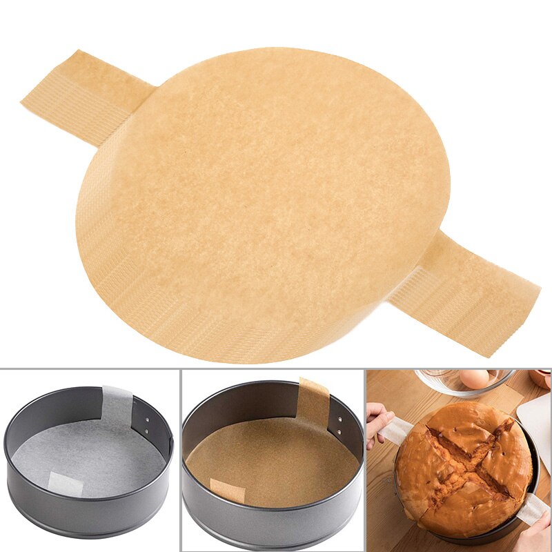 100PC Parchment Paper Rounds With Lift Tabs Baking Paper Disposable Sheet