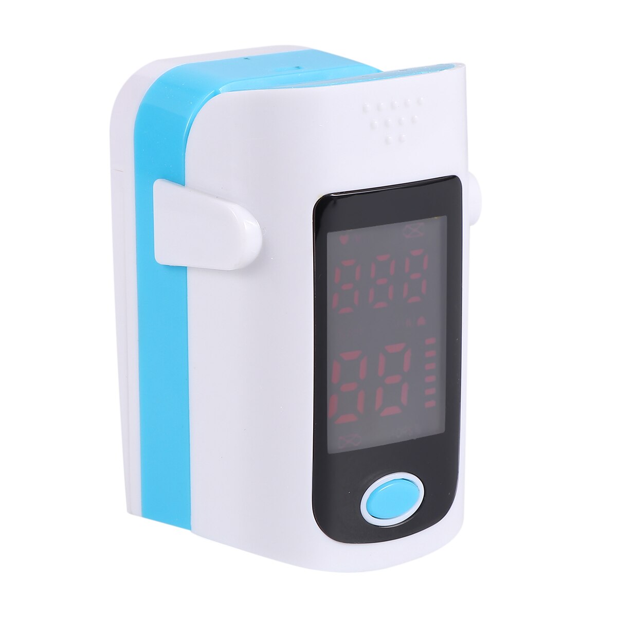 Pink Fingertip Pulse Oximeter Blood Pressure Oximetry Heart Rate Monitor SpO2 Oximetry Monitor without Battery Without Battery: Blue