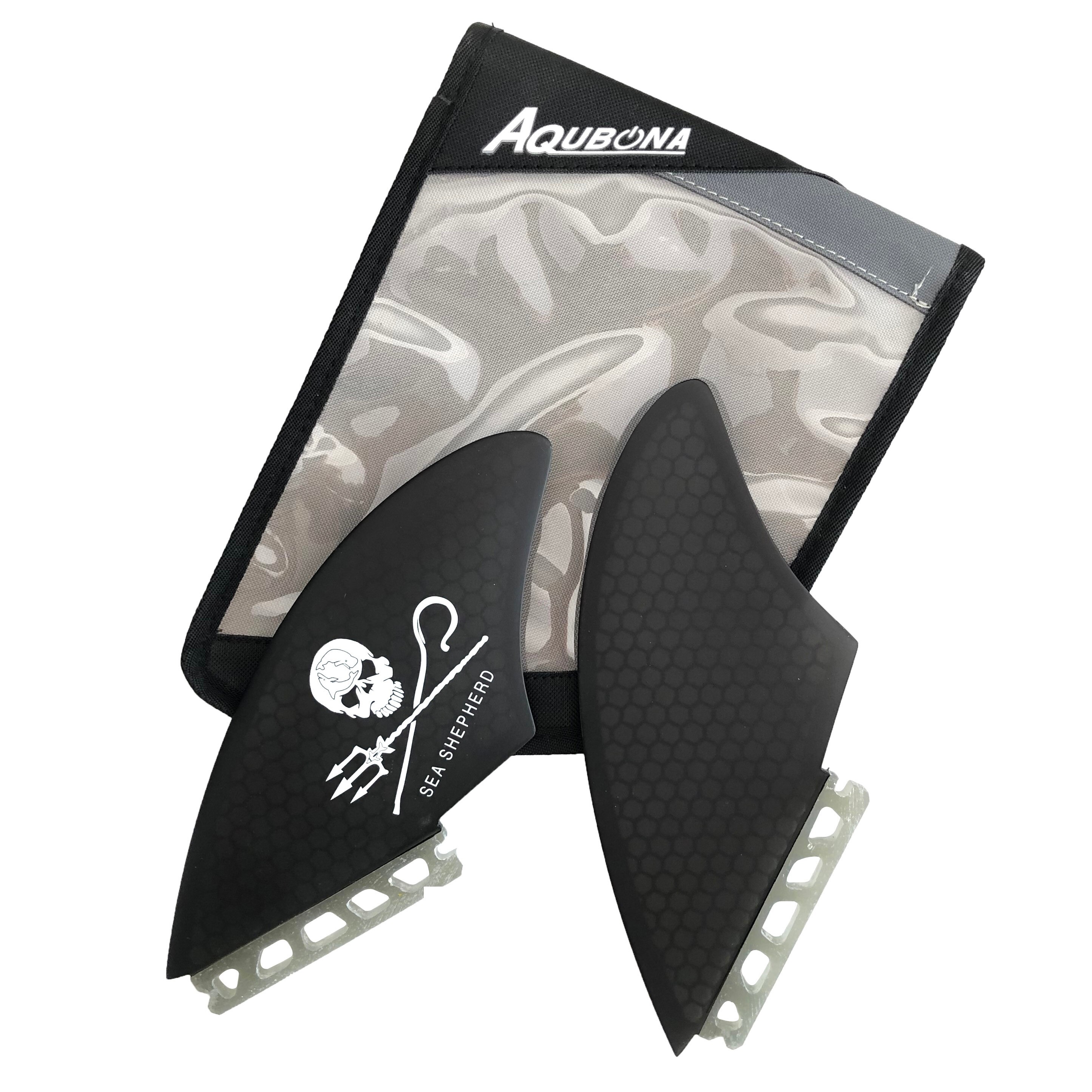 Colorful Twin Keel Front Future Surfboard Surf Fins For Surfing: F-Skull