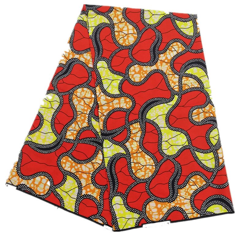 White Stripes Soft African Print Fabric Ankara Wax 100% Cotton Nigeria Style NN0809-47: As picture 9