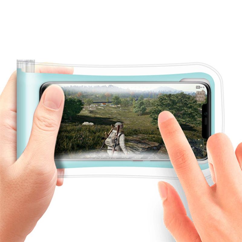 1pc handige onderwater-telefoonhoesjes, waterdichte telefoonhoesjes, verzegelde telefoonhoesjes en beschermhoesjes voor kajakken en snorkelen