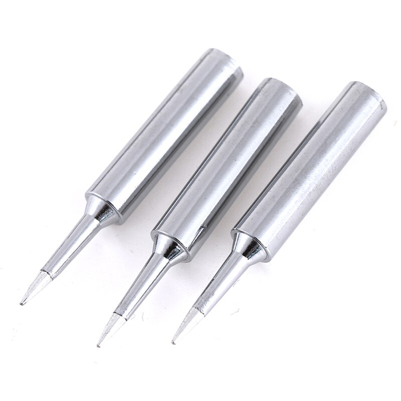 10Pcs 900M-T-I Soldering Tips Pure copper soldering iron head Soldering Replacement de solda dura Solder Iron Tips Station Tool