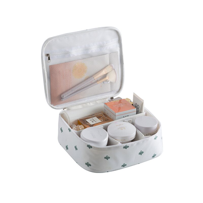 Przenośne zestawy toaletowe kosmetyczka cytryna drukowanie Wast przechowywanie kosmetyczka podróżna kobieta makijaż Organizer na torby zestaw Beauty Case: Design B-1