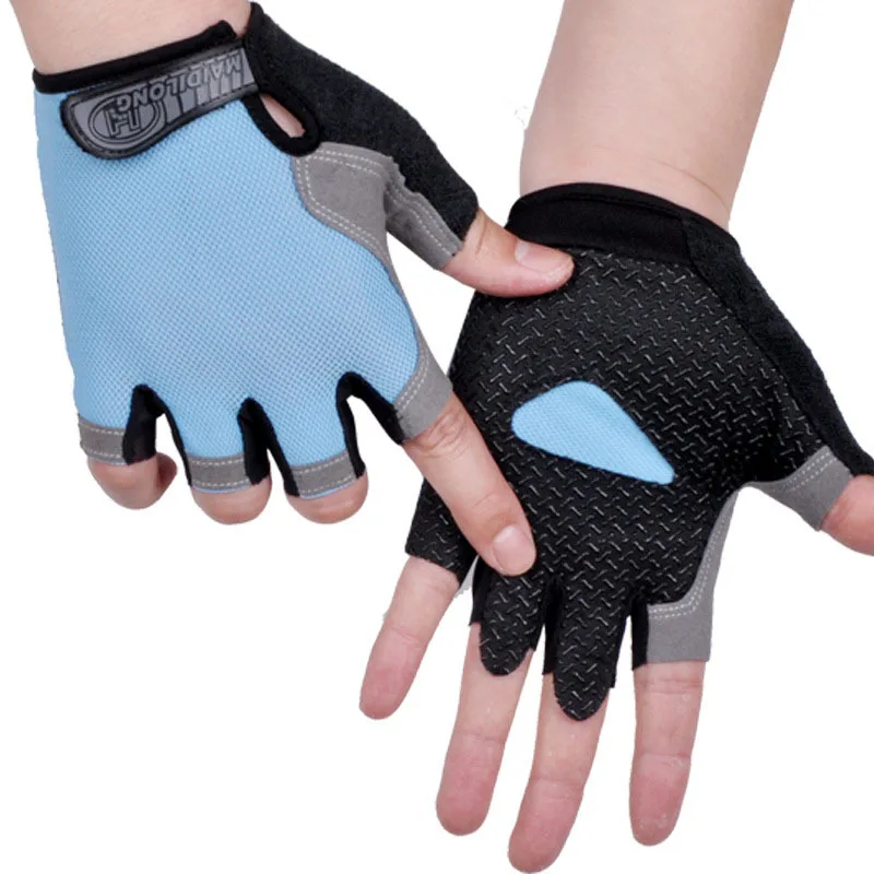 Summer Men/women Fitness Gloves Gym Weightlifting Cycling Yoga Bodybuilding Training Thin Breathable Non-slip Half Finger Gloves