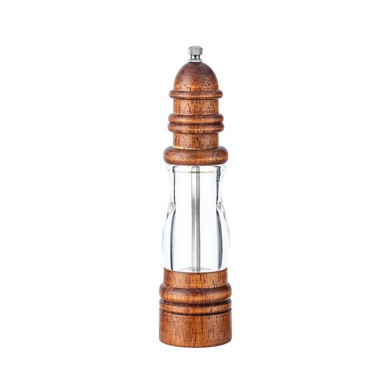 Wood Pepper Mill and Salt Shaker Set, Kitchen Gadgets: A