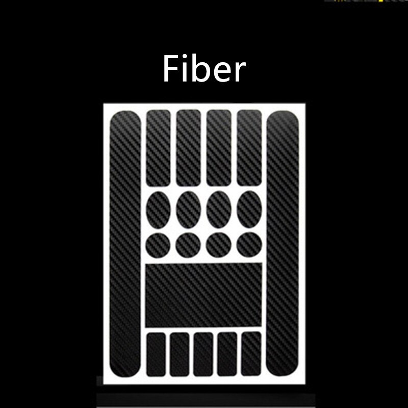 Bicycle Frame Protective Stickers PVC Matt Fiber Mountain Bike Frame Decals Cicling Accessories Film Chain Protector Tape: Fiber