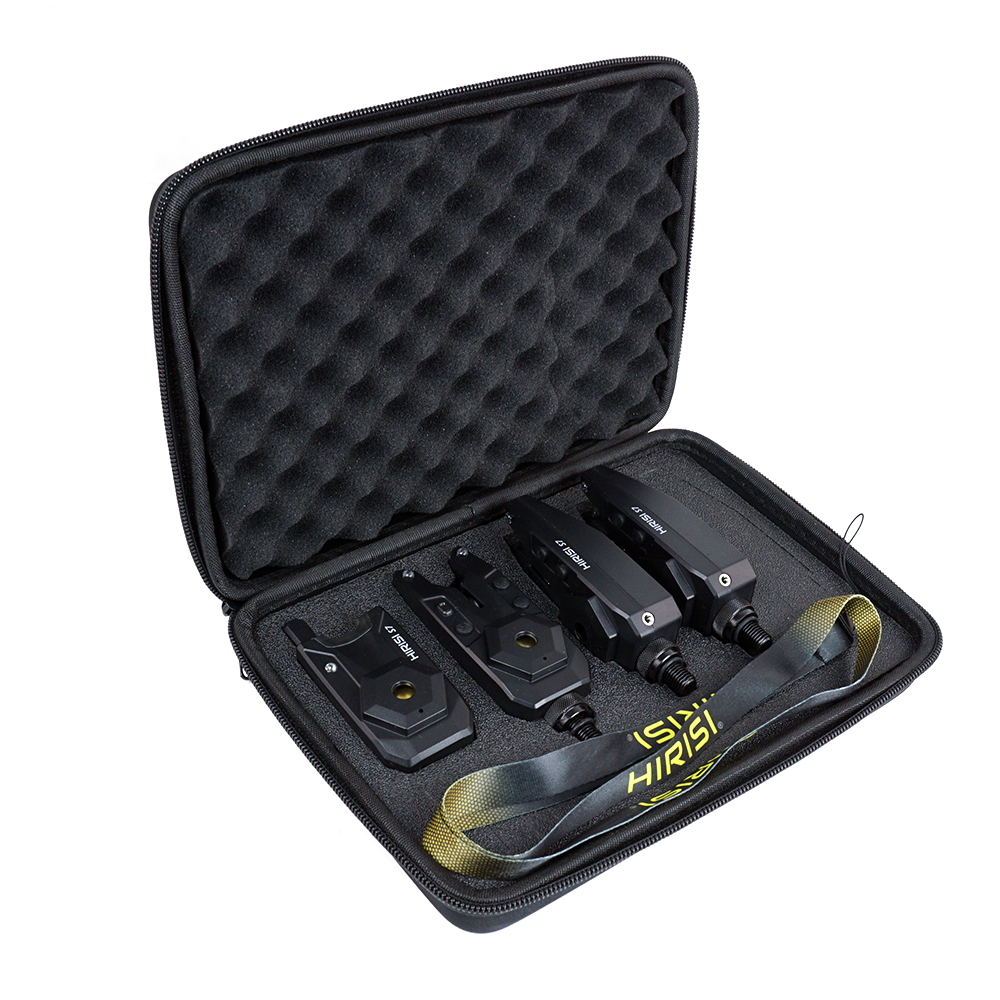 Hirisi Wireless Carp Fishing Alarm Set Waterproof Bite Alarm Indicator Carp Fishing Tackle 1+2 Set S7 Fishing Accessories: Brown